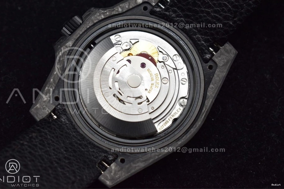 Dial DIW Carbon VSF Best Black 474 Edition VS Black Submariner Strap 1:1 Nylon Red on SunProtective 0812